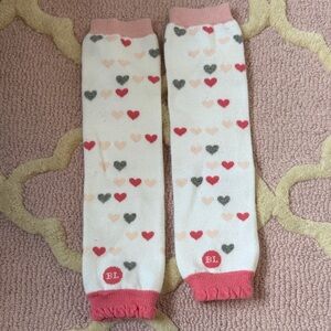 Baby Leg Heart Patterned Kids Leg Warmers